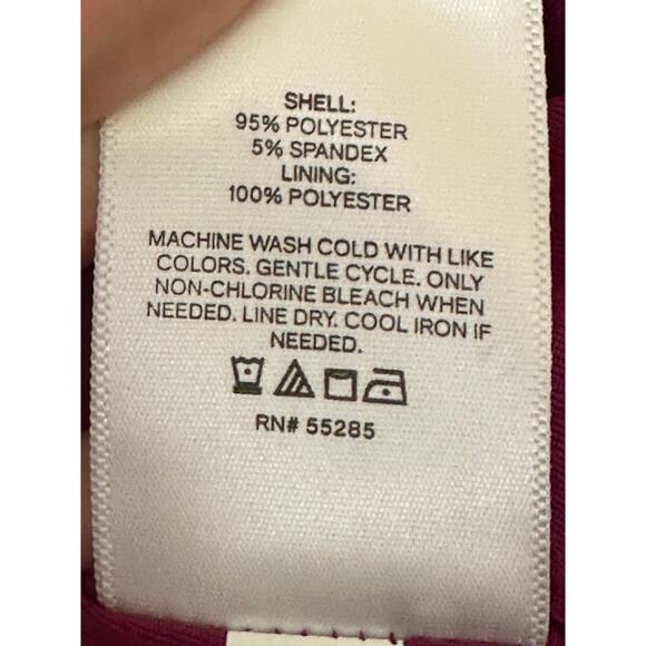 Express fuchsia long sleeves side cut outs mini dress size small - Picture 4 of 12